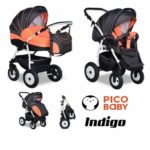 NOWOŚĆ! Wózek Indigo Carbon Orange 2w1 – lekkość i niezawodność od Pico Baby