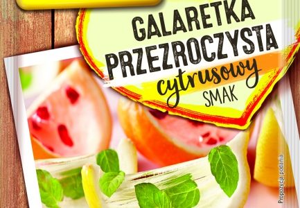 Nowy pyszny smak Galaretki Przezroczystej WINIARY! Odkryj cytrusową NOWOŚĆ!