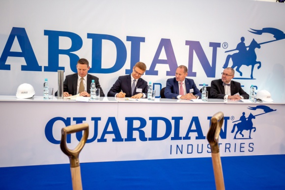 Kluczowy etap budowy zakładu produkcyjnego Guardian Glass w Częstochowie