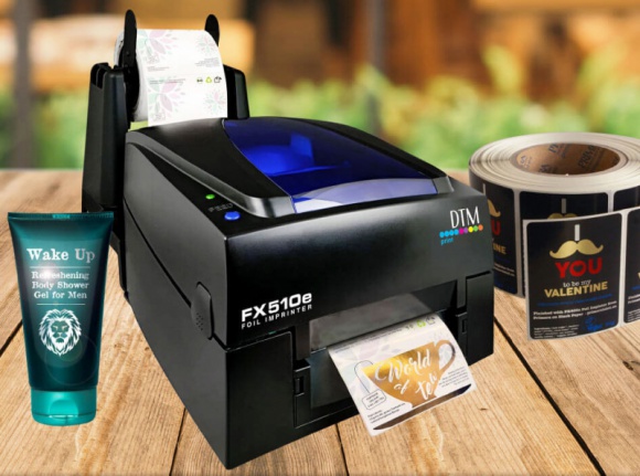 FX510e – Nowy system do foliowania i metalizacji etykiet firmy DTM Print.