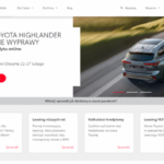 Nowa strona internetowa Toyota Bank i Toyota Leasing