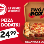 Nowość w Pizza Hut – Twój Box, czyli pizza i 2 dodatki