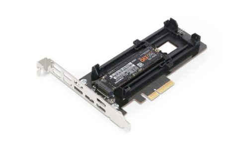 Icy Dock EZConvert Ex MB987M2P-B – adapter M.2 NVMe SSD do PCIe 3.0 x4