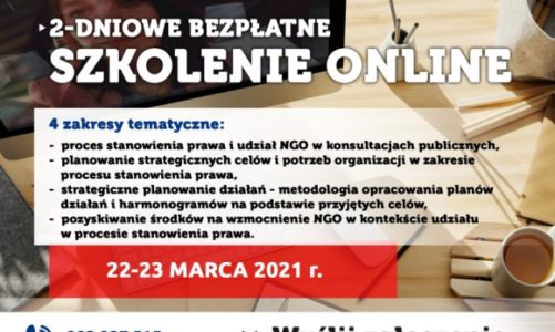 Bezpłatne szkolenie dla NGO – planowanie strategii, pozyskiwanie funduszy